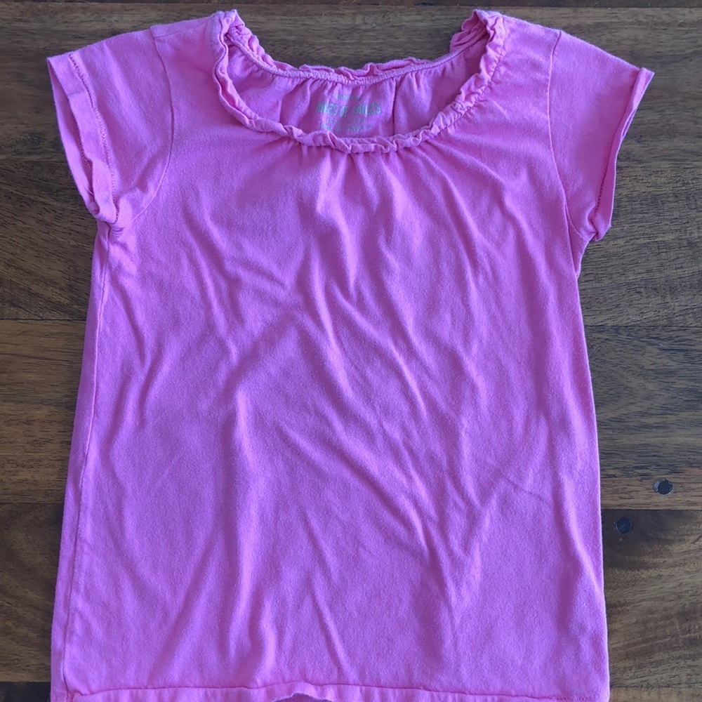 Crewcuts Miles of Smiles gathered neck top